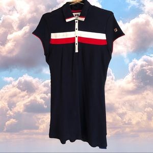 Fila polo navy shirt dress size medium